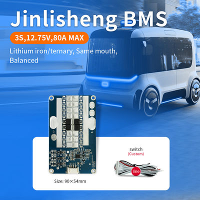 KLS BMS for Solar Street Light: 3S 12V, 80A - LiFePO4 Battery Management System from Factory